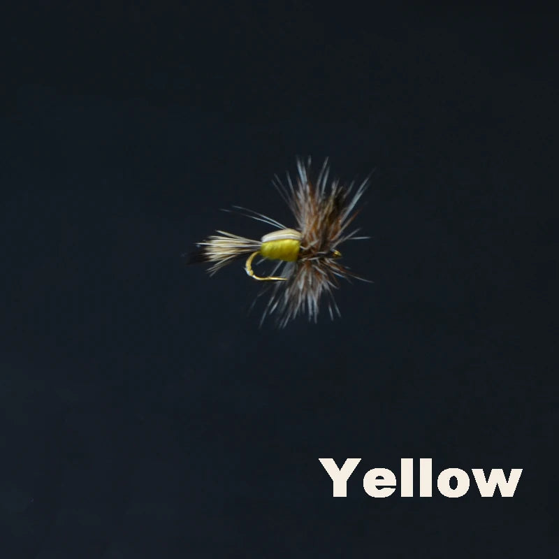 CONTEMPLATOR 14#-16# 4optional styles HUMPY floating trout fly 5pcs fast water attractor good visibility dry fly big body Humpy