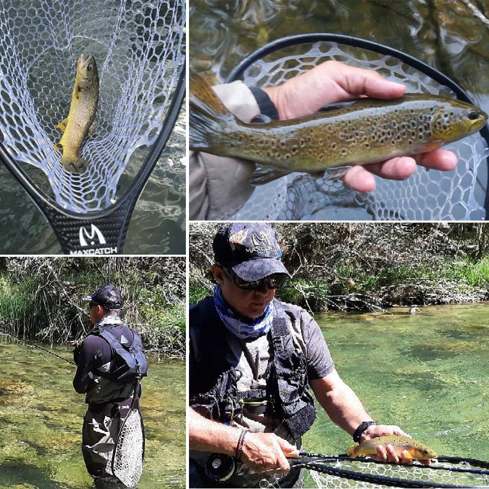 Fly Fishing Landing Net Carbon Fiber