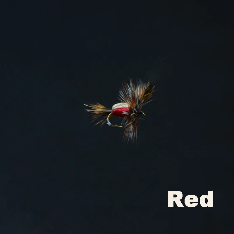 CONTEMPLATOR 14#-16# 4optional styles HUMPY floating trout fly 5pcs fast water attractor good visibility dry fly big body Humpy