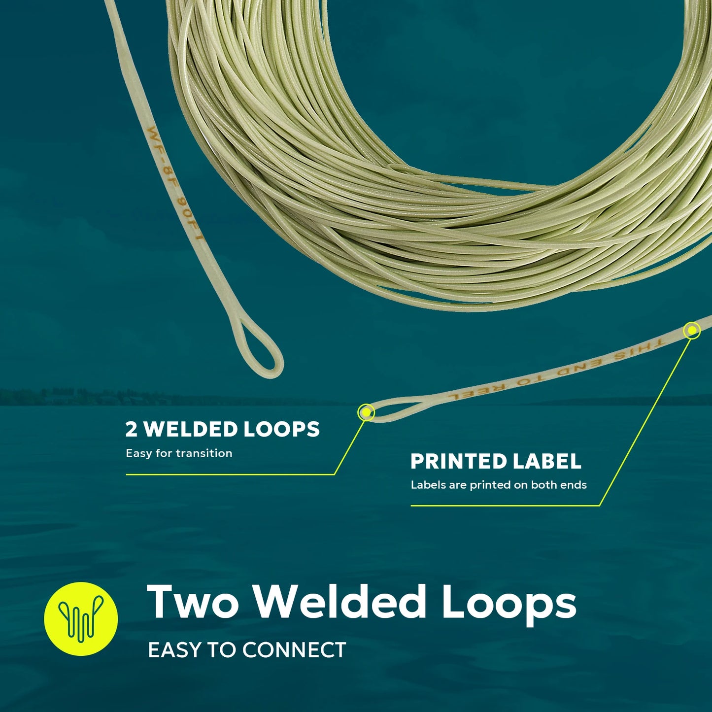Floating Fly Line with Welded Loop