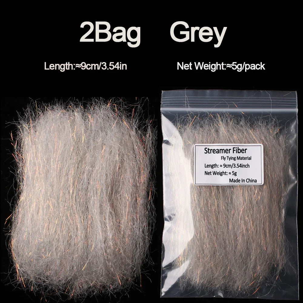Flash Streamer Fiber Synthetic Fiber Fly Tying Material