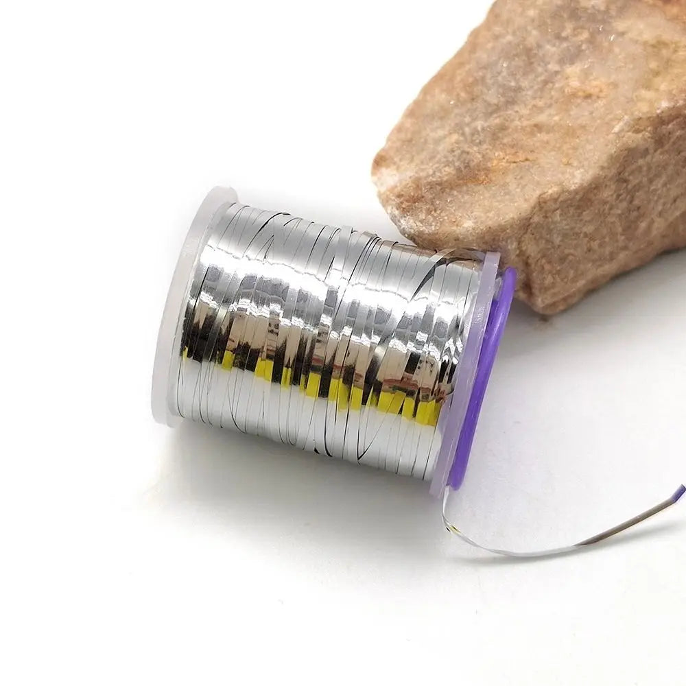 Holographic Flat Tinsel 1mm Fly Tying Materials