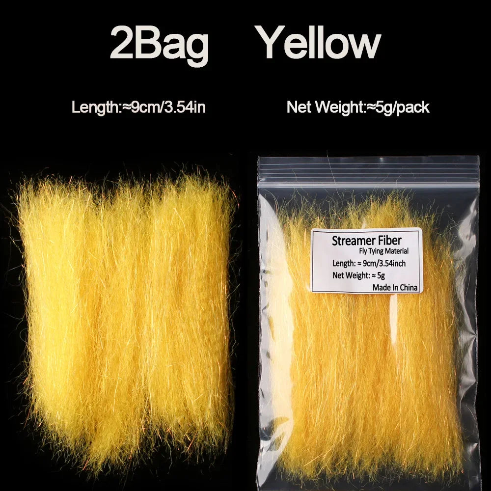 Flash Streamer Fiber Synthetic Fiber Fly Tying Material