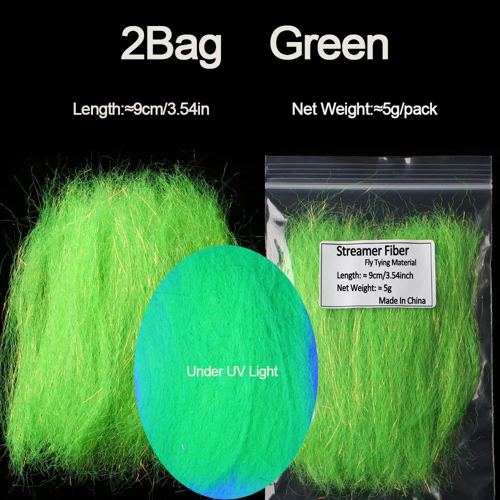 Flash Streamer Fiber Synthetic Fiber Fly Tying Material