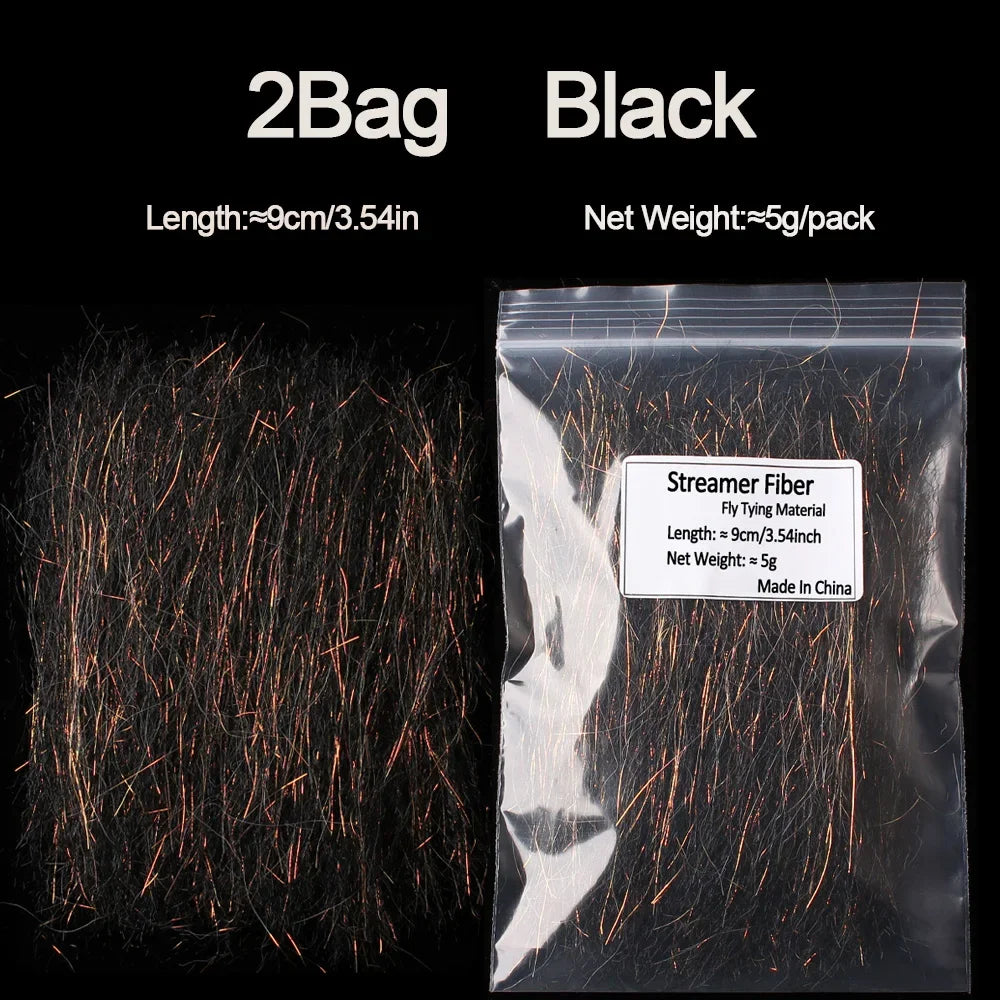 Flash Streamer Fiber Synthetic Fiber Fly Tying Material