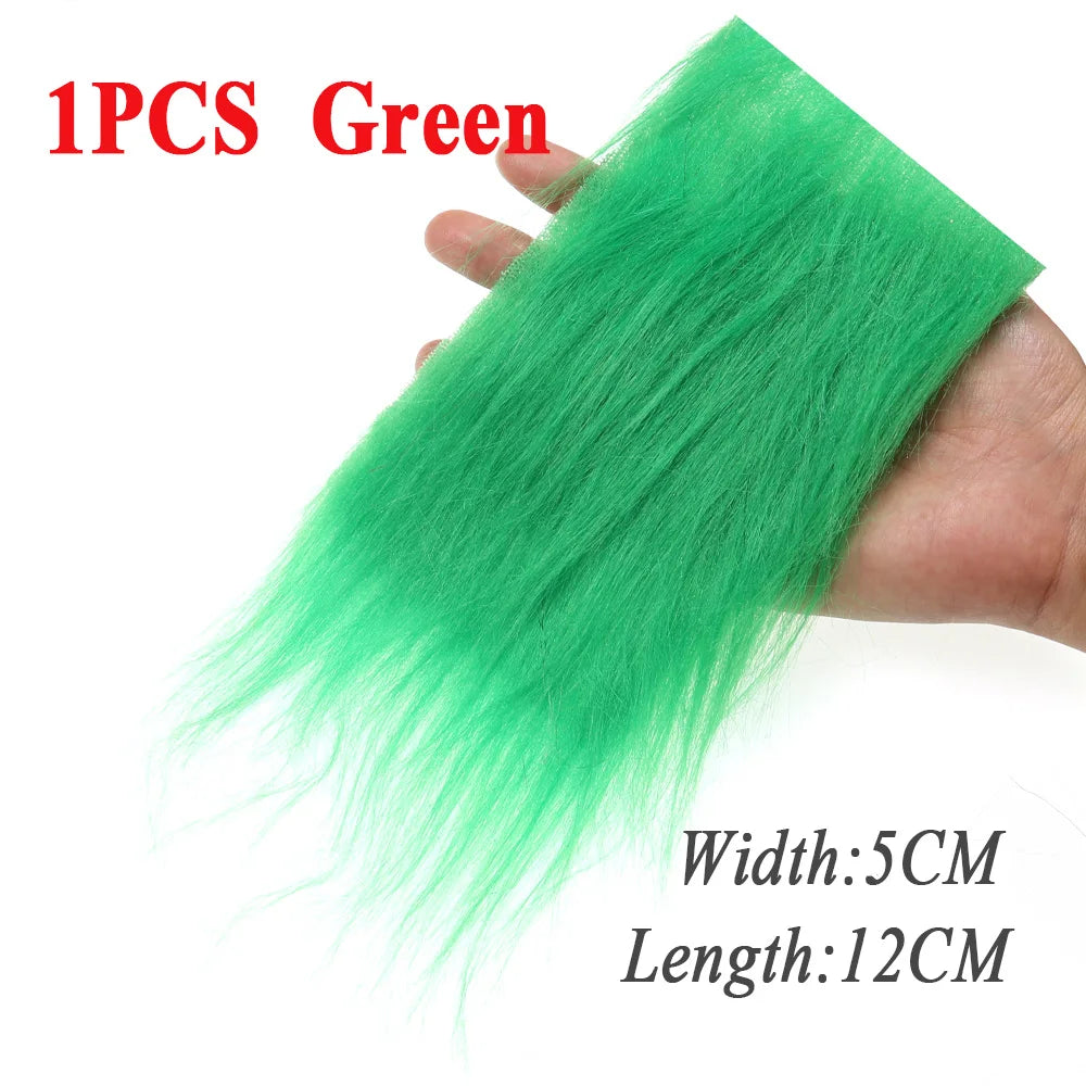 Soft Synthetic Fiber Grizzled Craft Fur Fly Tying Materials