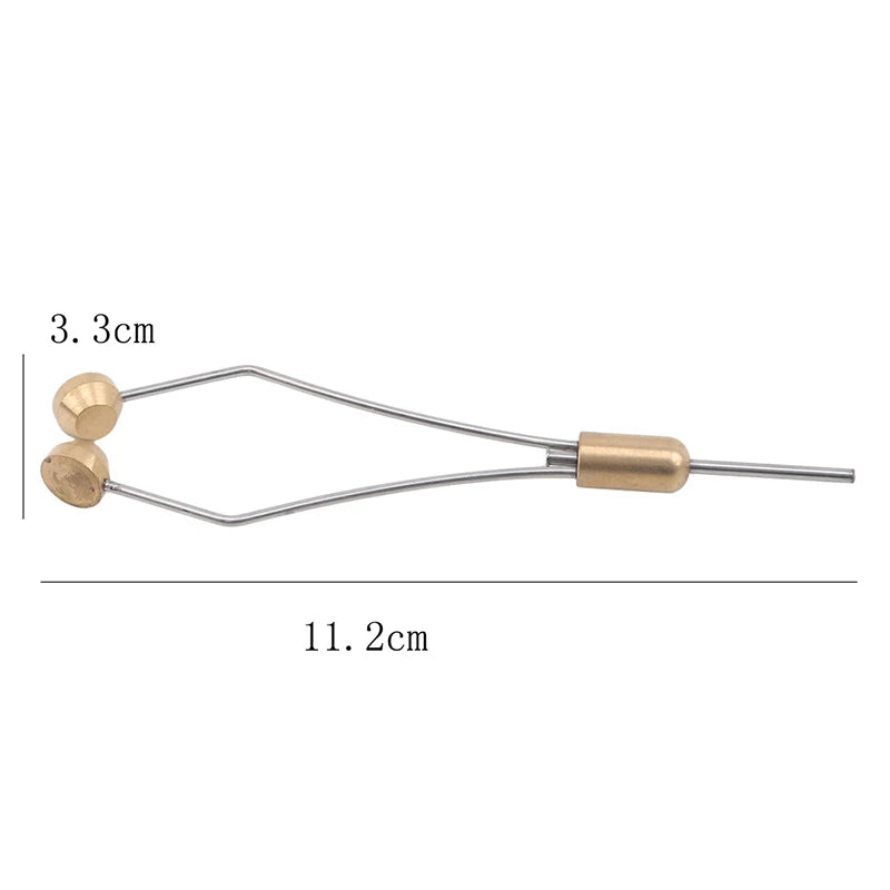 2optional Styles Fly Tying Bobbin Holder With Arc Mouth or Black Ceramic Tip Tapered Feet Bullet Bobbin Tying Tools