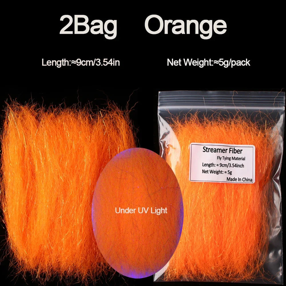 Flash Streamer Fiber Synthetic Fiber Fly Tying Material