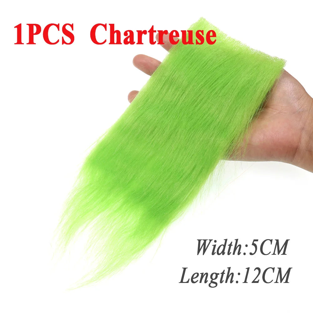 Soft Synthetic Fiber Grizzled Craft Fur Fly Tying Materials
