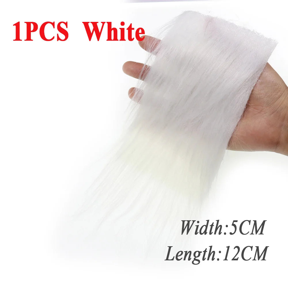 Soft Synthetic Fiber Grizzled Craft Fur Fly Tying Materials