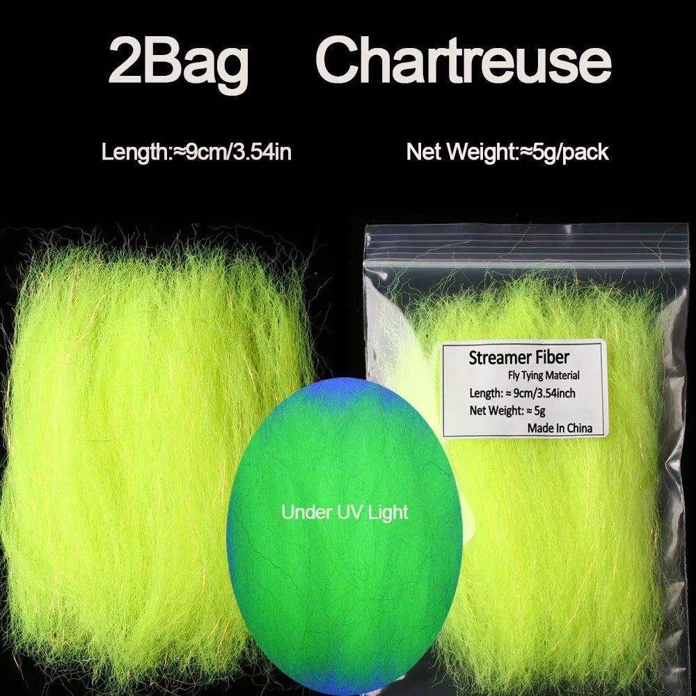 Flash Streamer Fiber Synthetic Fiber Fly Tying Material