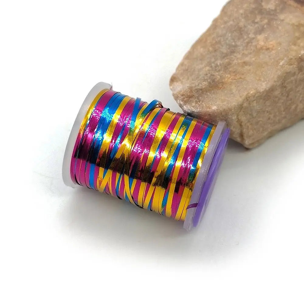 Holographic Flat Tinsel 1mm Fly Tying Materials