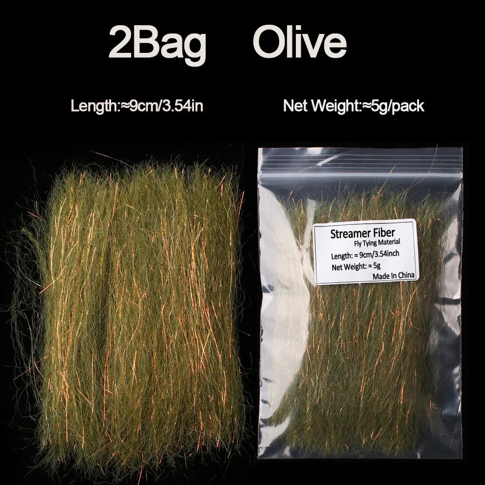 Flash Streamer Fiber Synthetic Fiber Fly Tying Material