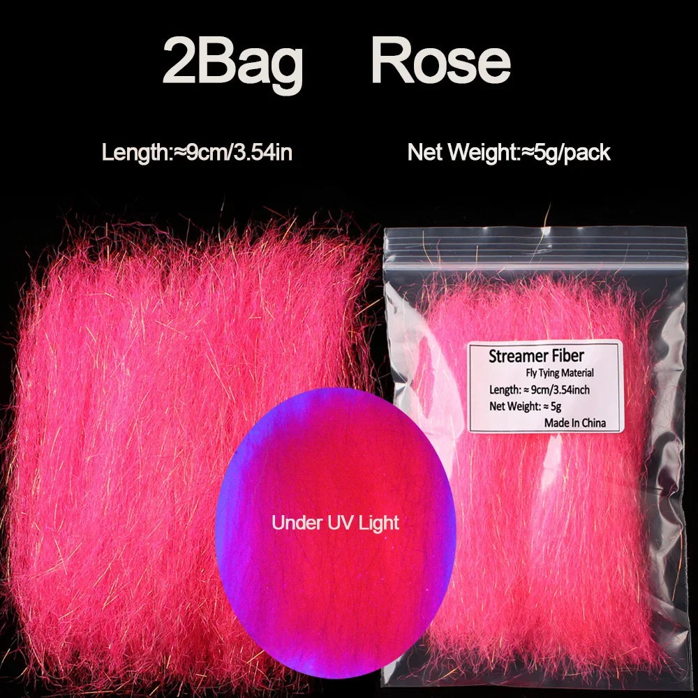 Flash Streamer Fiber Synthetic Fiber Fly Tying Material