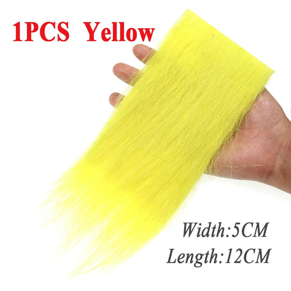 Soft Synthetic Fiber Grizzled Craft Fur Fly Tying Materials