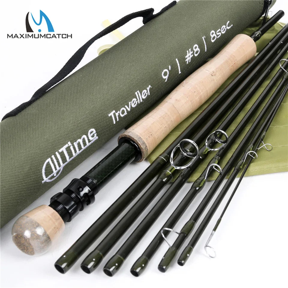 Eight Piece Travel Fly Fishing Rod