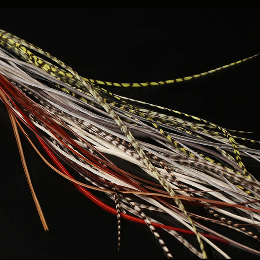 Natural Rooster Saddle For Fishing Flies Tying