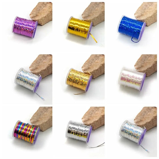 Holographic Flat Tinsel 1mm Fly Tying Materials