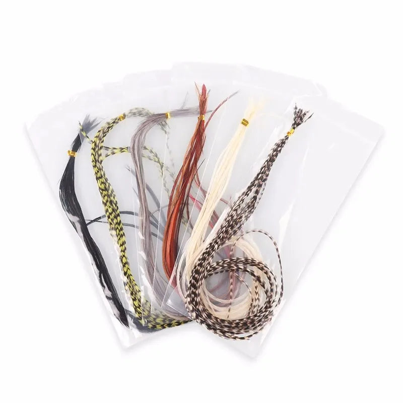 Natural Rooster Saddle For Fishing Flies Tying