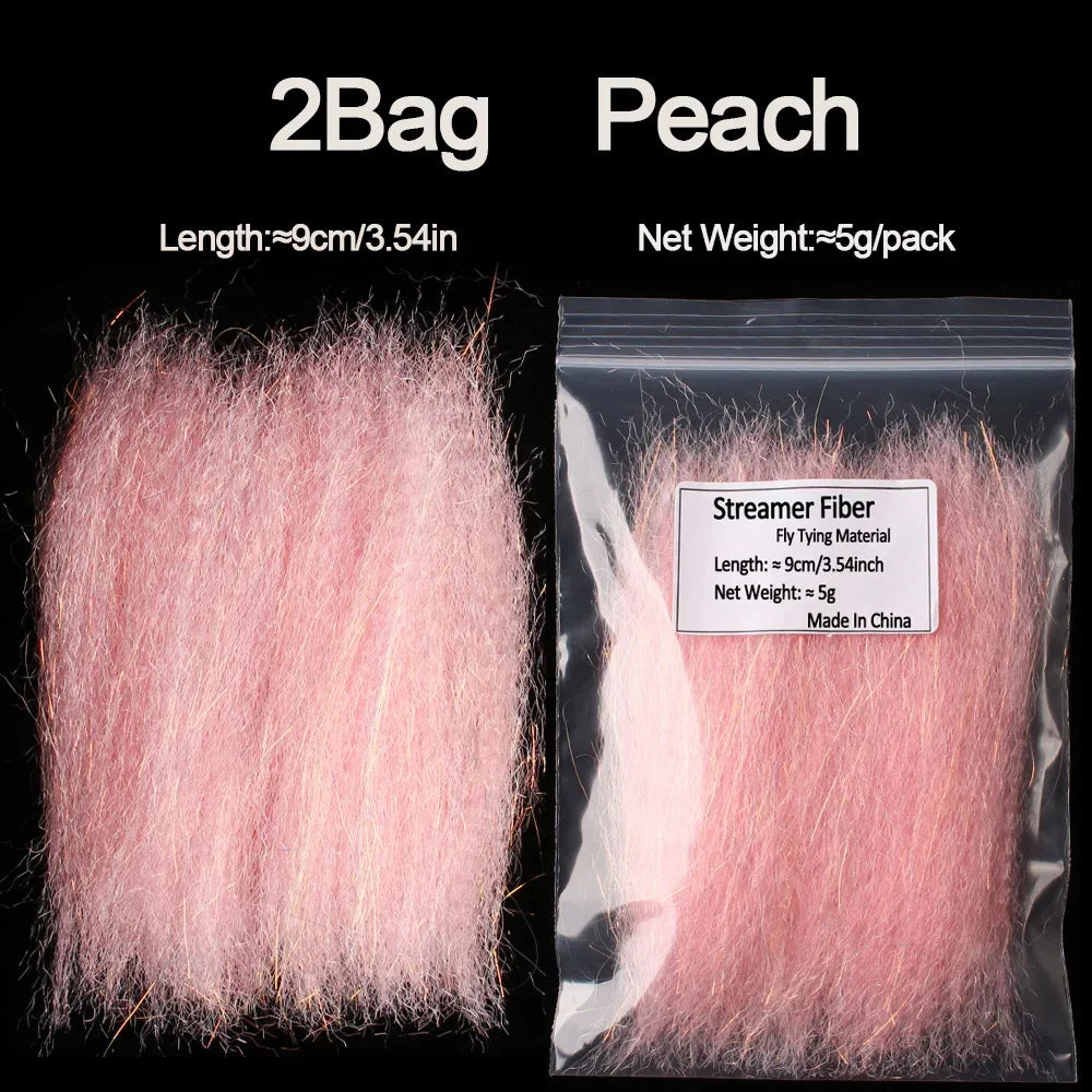 Flash Streamer Fiber Synthetic Fiber Fly Tying Material