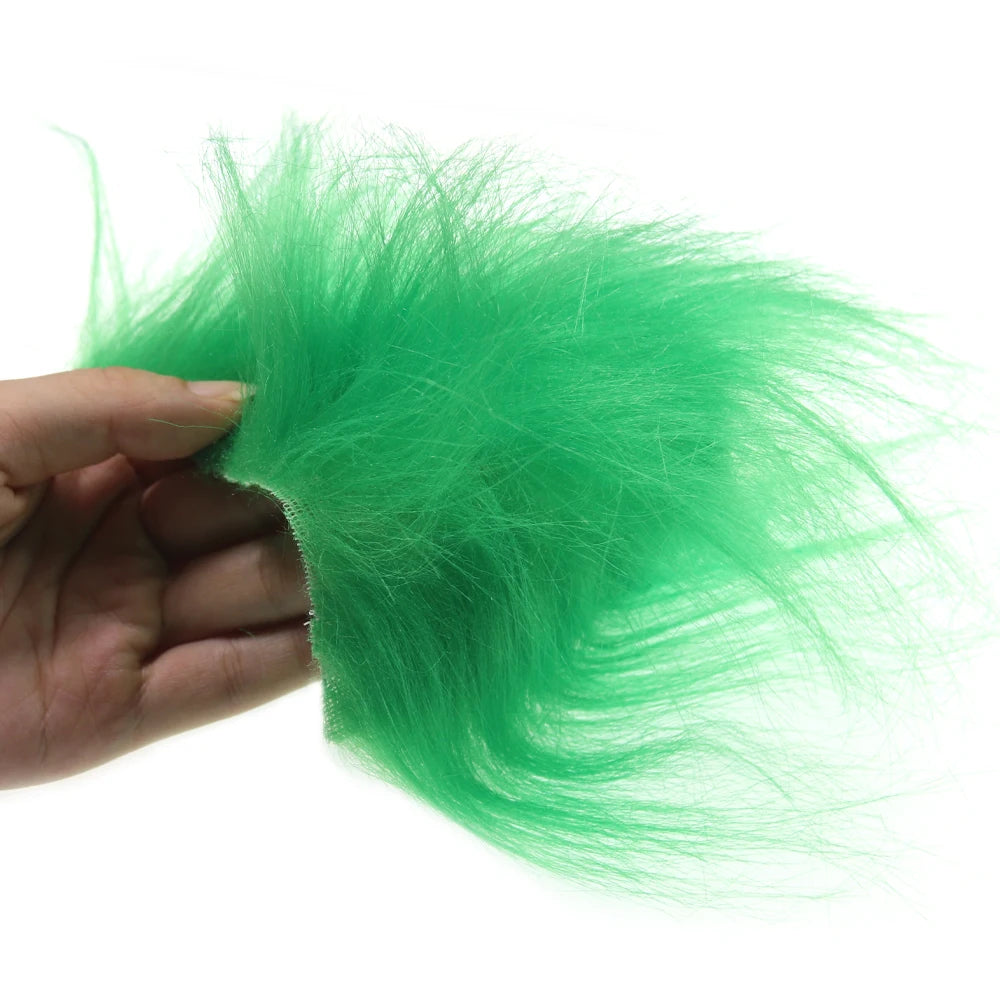 Soft Synthetic Fiber Grizzled Craft Fur Fly Tying Materials