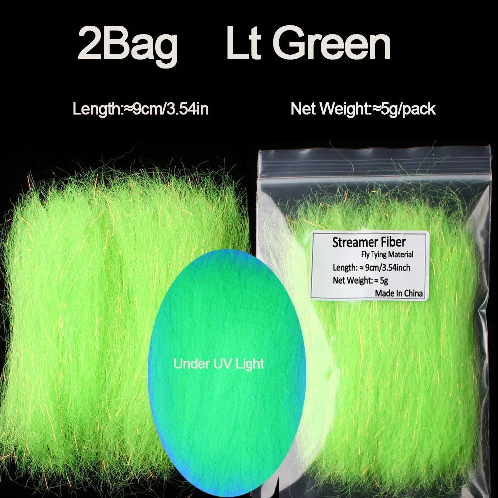 Flash Streamer Fiber Synthetic Fiber Fly Tying Material